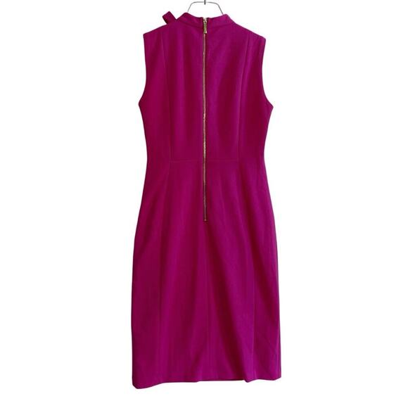 Calvin Klein Midi Dress In Pink Size 6 - Picture 5 of 8